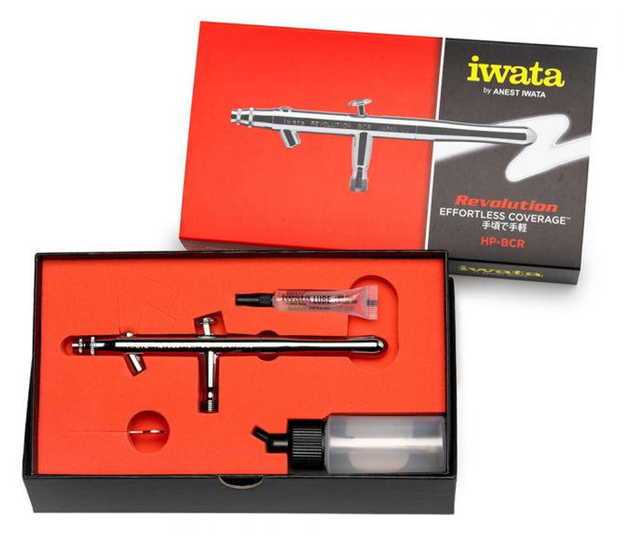 Iwata Revolution HP-BCR Siphon Feed Dual Action Airbrush with