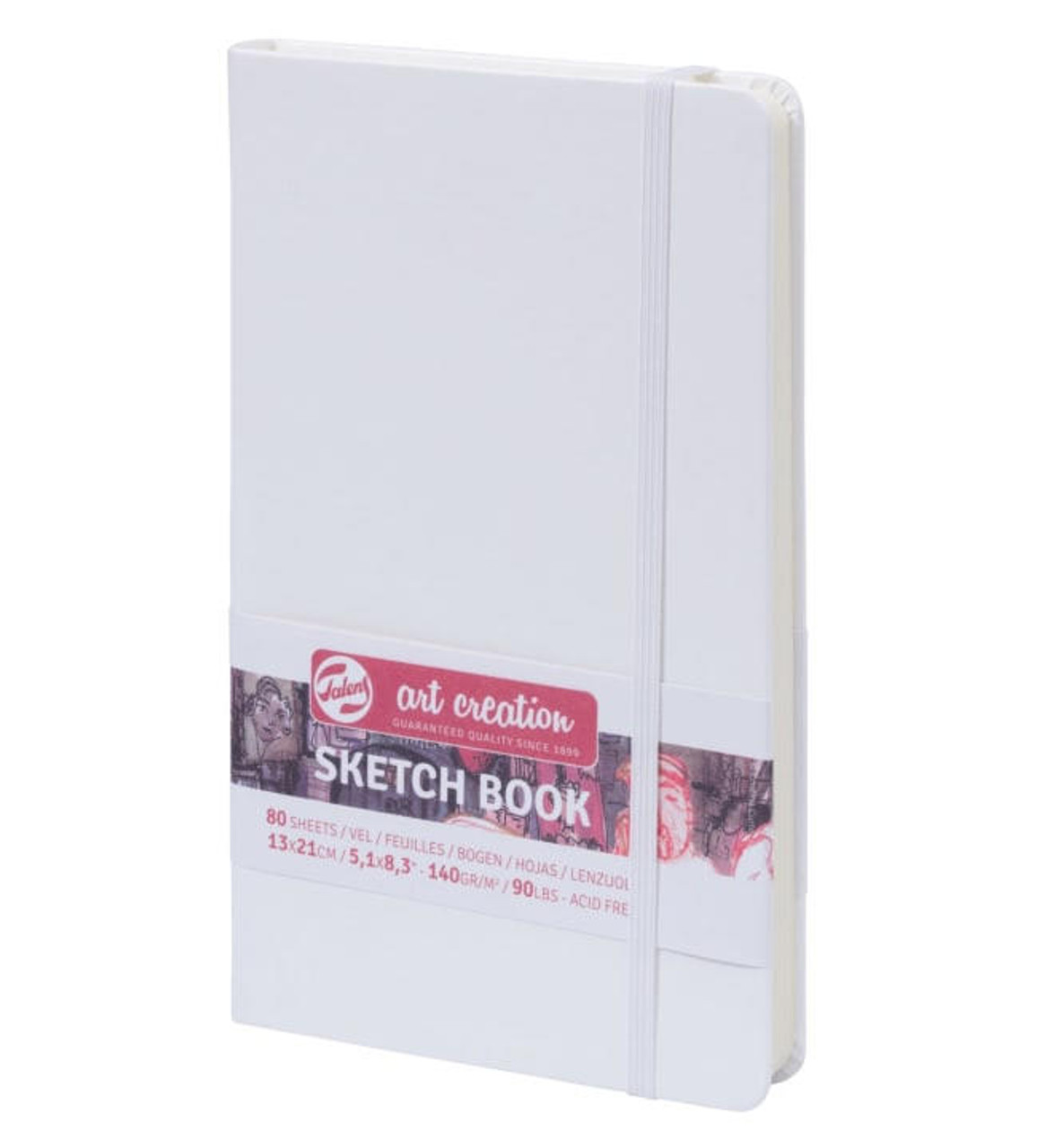 Talens Art Creations Sketchbook - White, 8.3 x 5.1