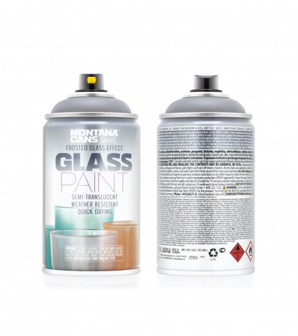 Montana Cans EFFECT Glass Spray Paint, Black - Sam Flax Atlanta
