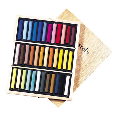 Sennelier Extra-Fine Soft Pastel 36 Full Stick Set in Wooden Case