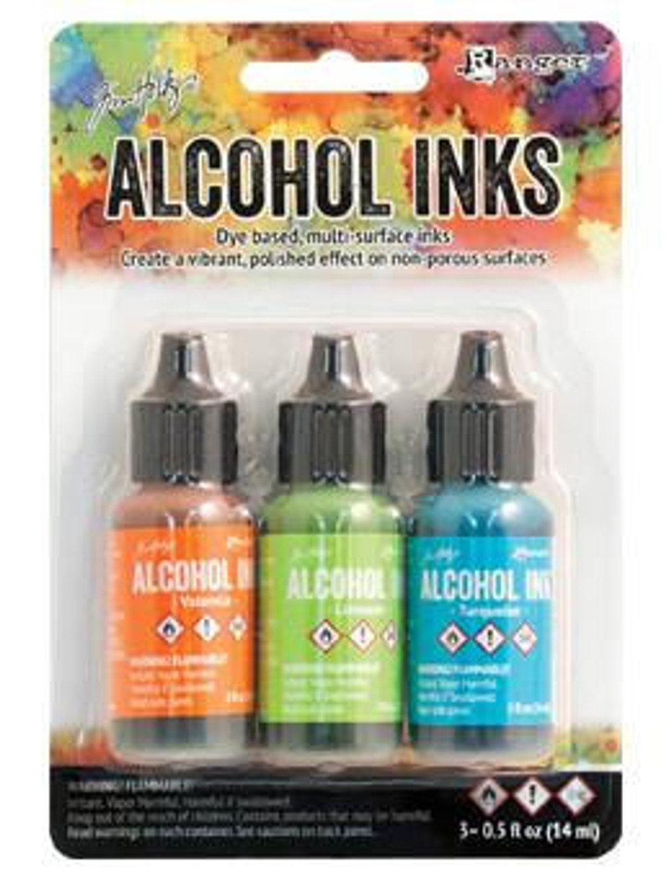 Tim Holtz Alcohol Ink Set of 3 - Spring Break - Sam Flax Atlanta