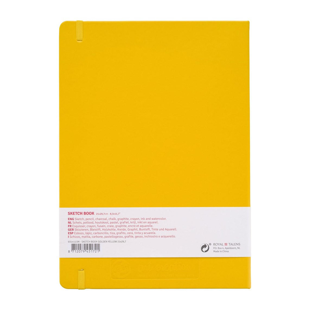 Talens Art Creation Sketch Book, Golden Yellow, 3.5 x 5.5, 80 Sheets  (9314111M) : : Home & Kitchen