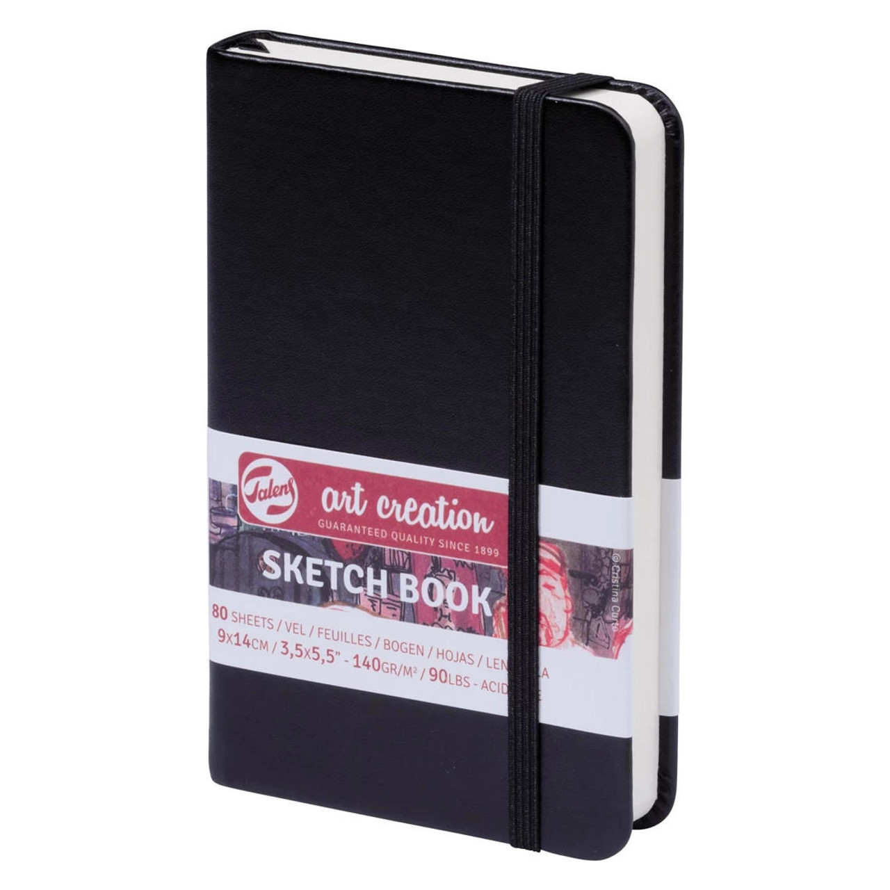 Art Creation Sketchbook - Red 3.5 x 5.5