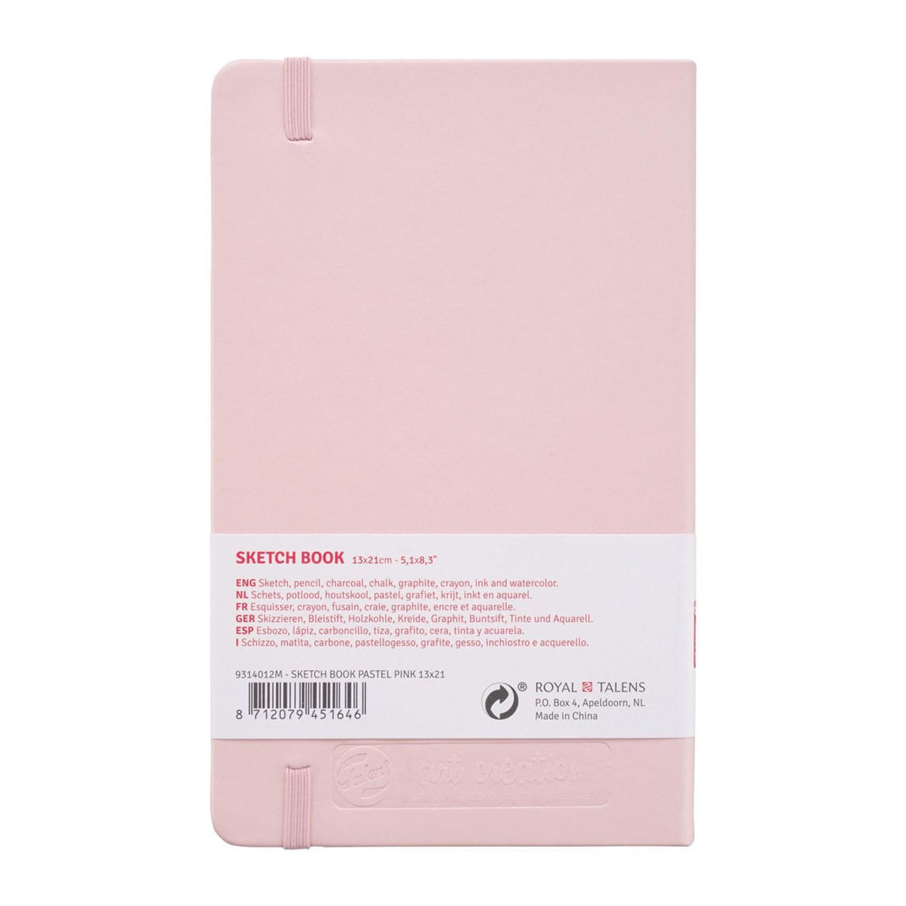 Art Creation Sketchbook - Pastel Pink 5.1 X 8.3 - Sam Flax Atlanta