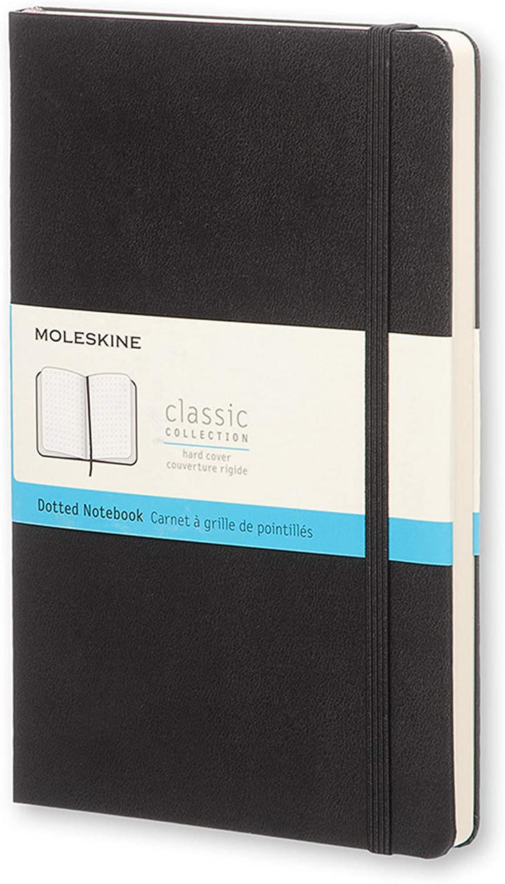 Moleskine classic dotted deals hardcover notebook xl