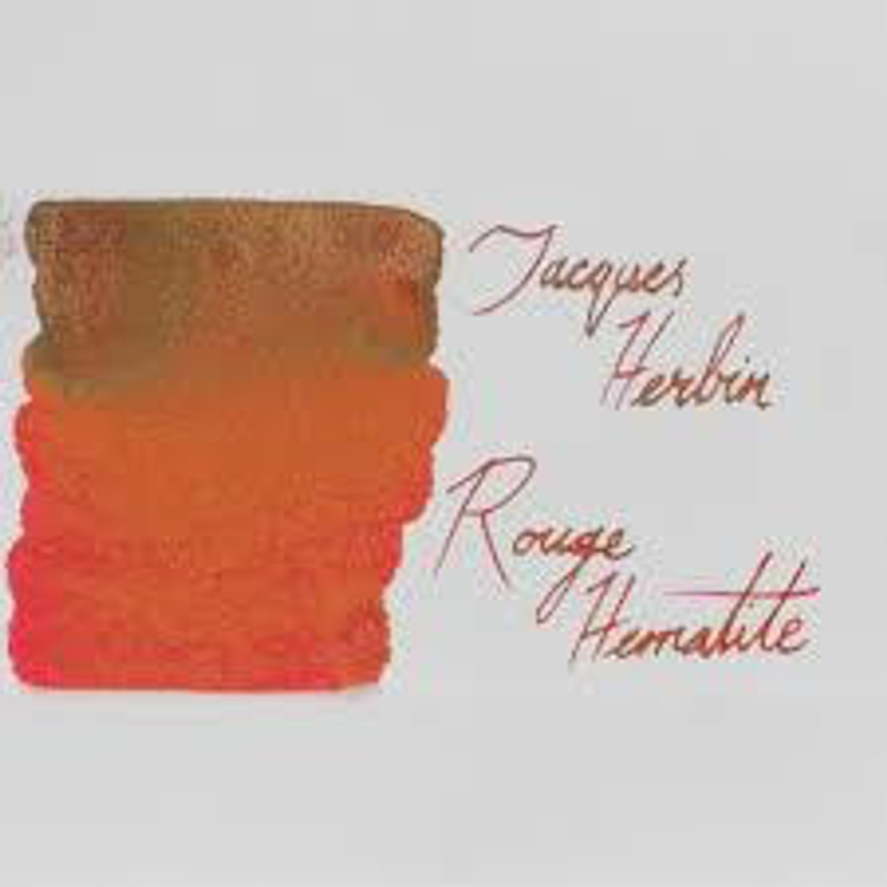 Jacques Herbin 1670 Rouge Hematite - 50ml Bottled Fountain Pen Ink