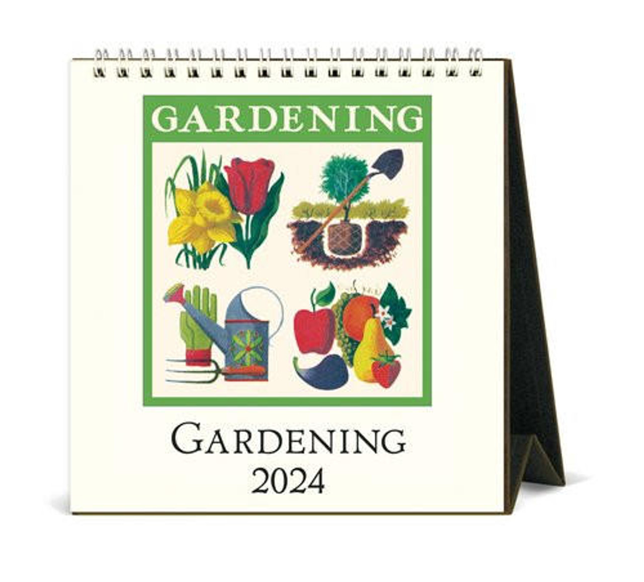 Cavallini 2024 Desk Calendar Gardening