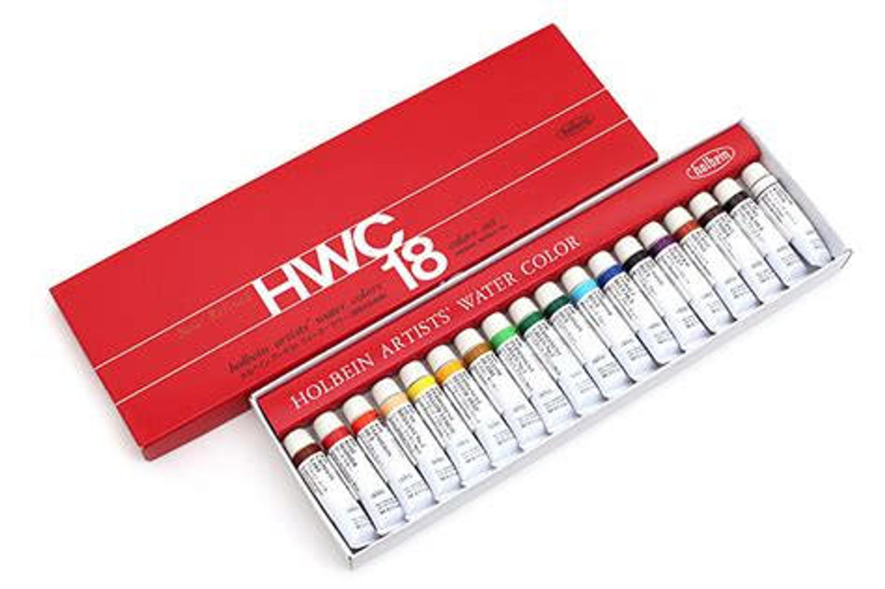 Holbein Artists' Watercolor Tube - 5 ml - 18 Color Set