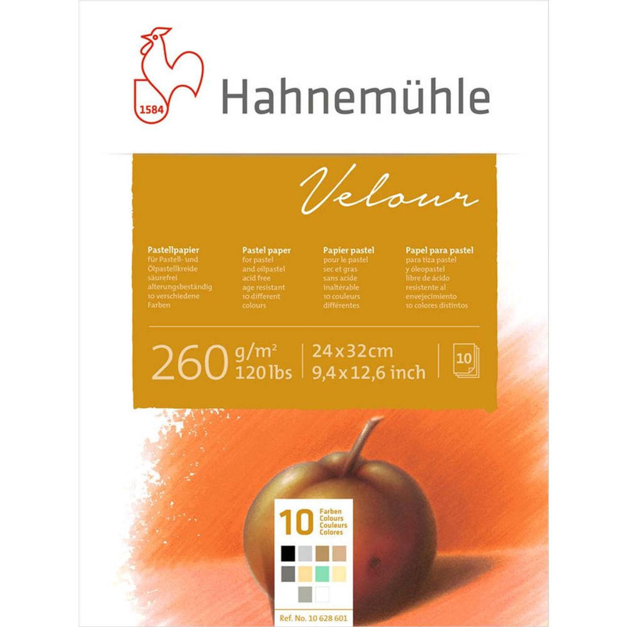 Hahnemuhle Collection Watercolor 640 Block Cold Pressed 9.5x12.6 Inches 640  GSM
