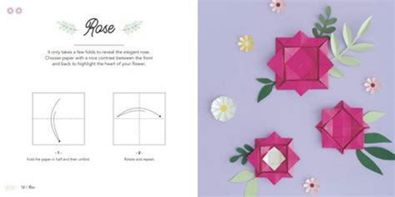 origami flower tutorial