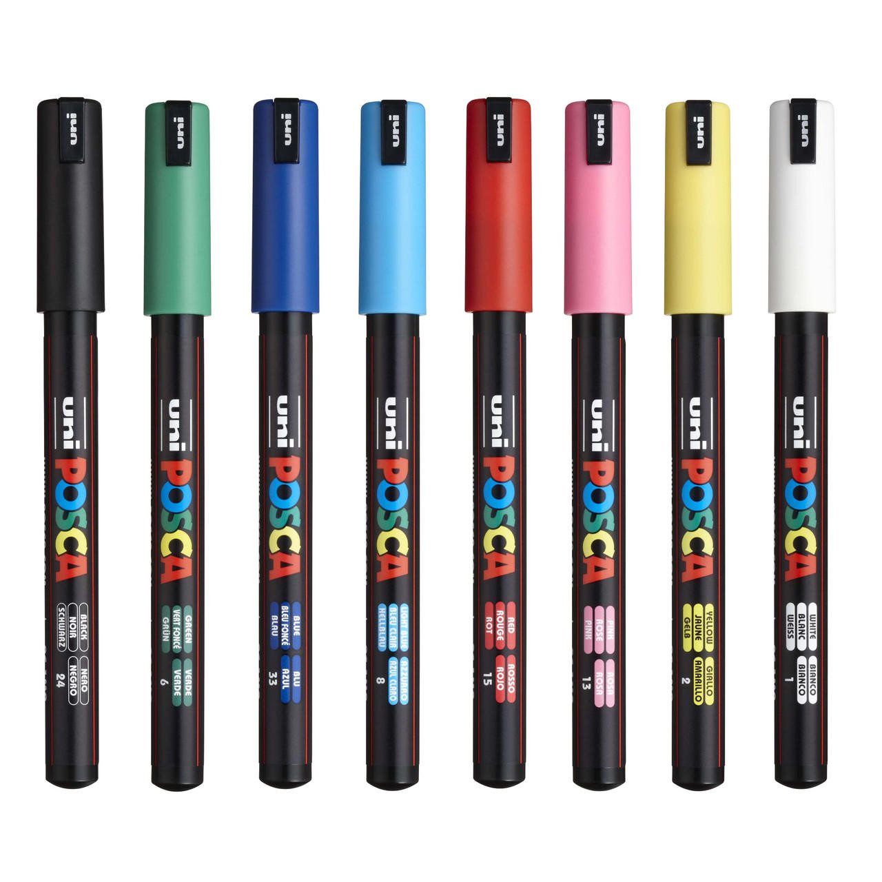 Set of Posca Paint Marker Pen PC-1MR - Uni - 8 pcs.