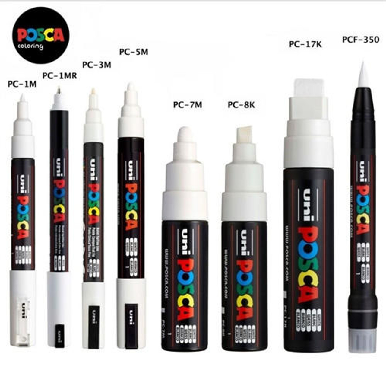 Marcadores Posca PC-1MR x 8 Colores Pastel