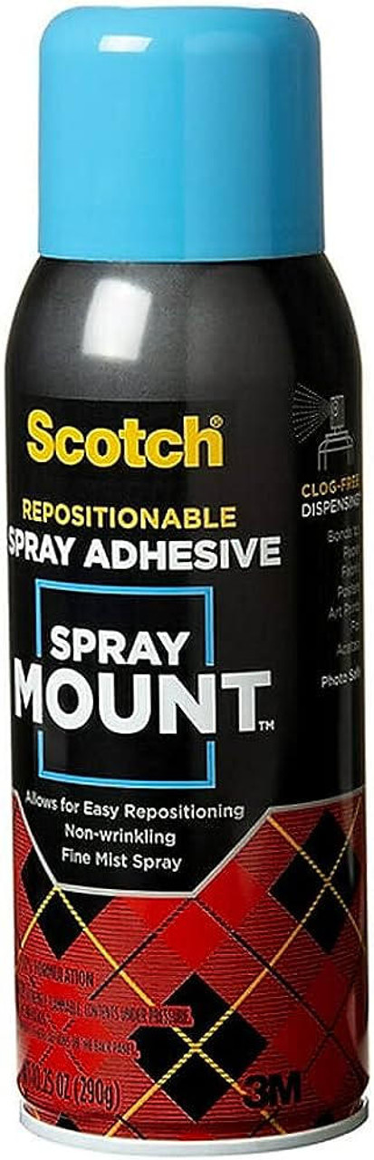 Scotch Repositionable Spray Adhesive, Spray Mount, Photo-Safe, 10.25oz Can