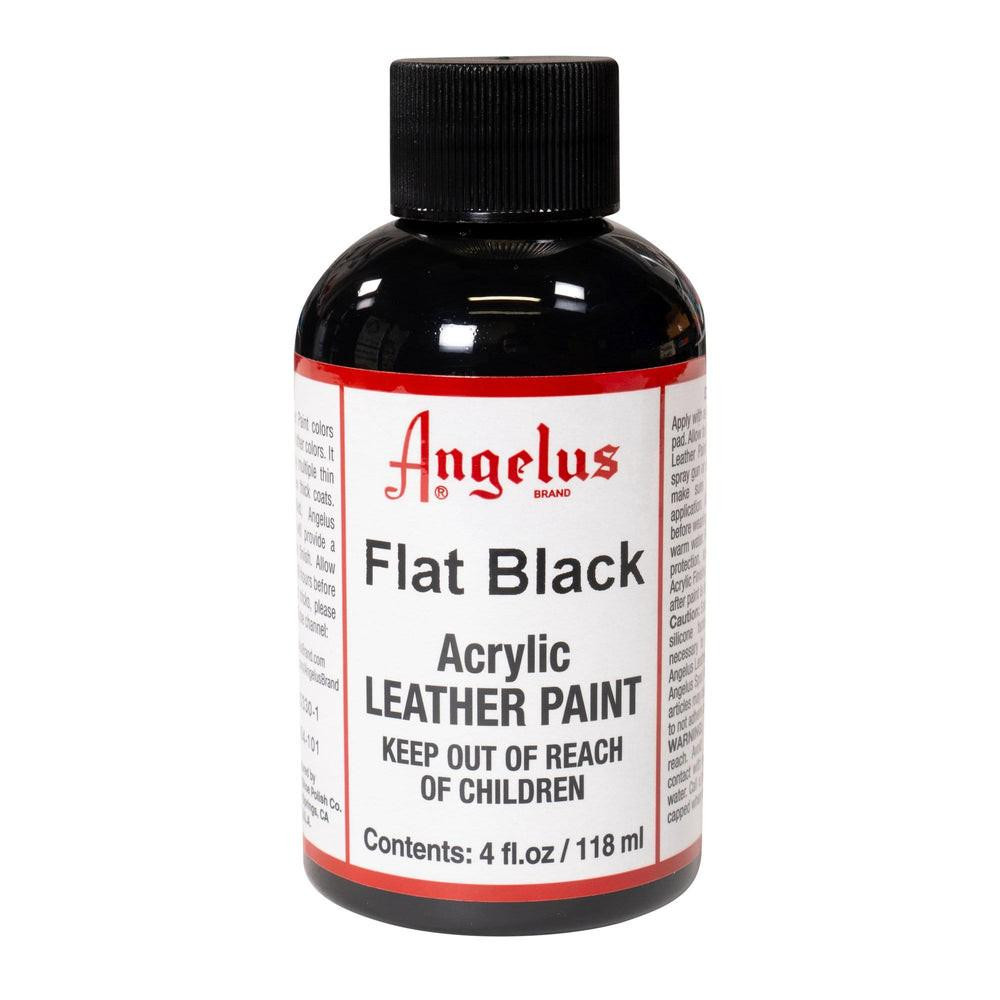 Angelus Leather Acrylic Paint, Flat Black,