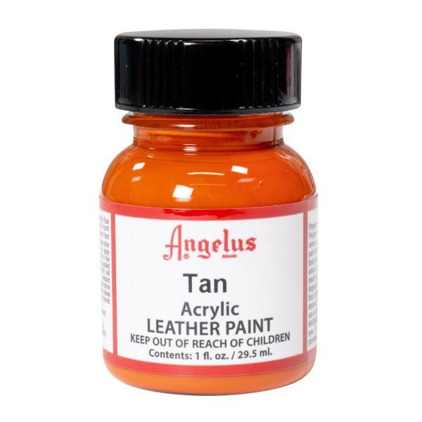 Angelus Leather Acrylic Paint, Camel Tan, 1oz.
