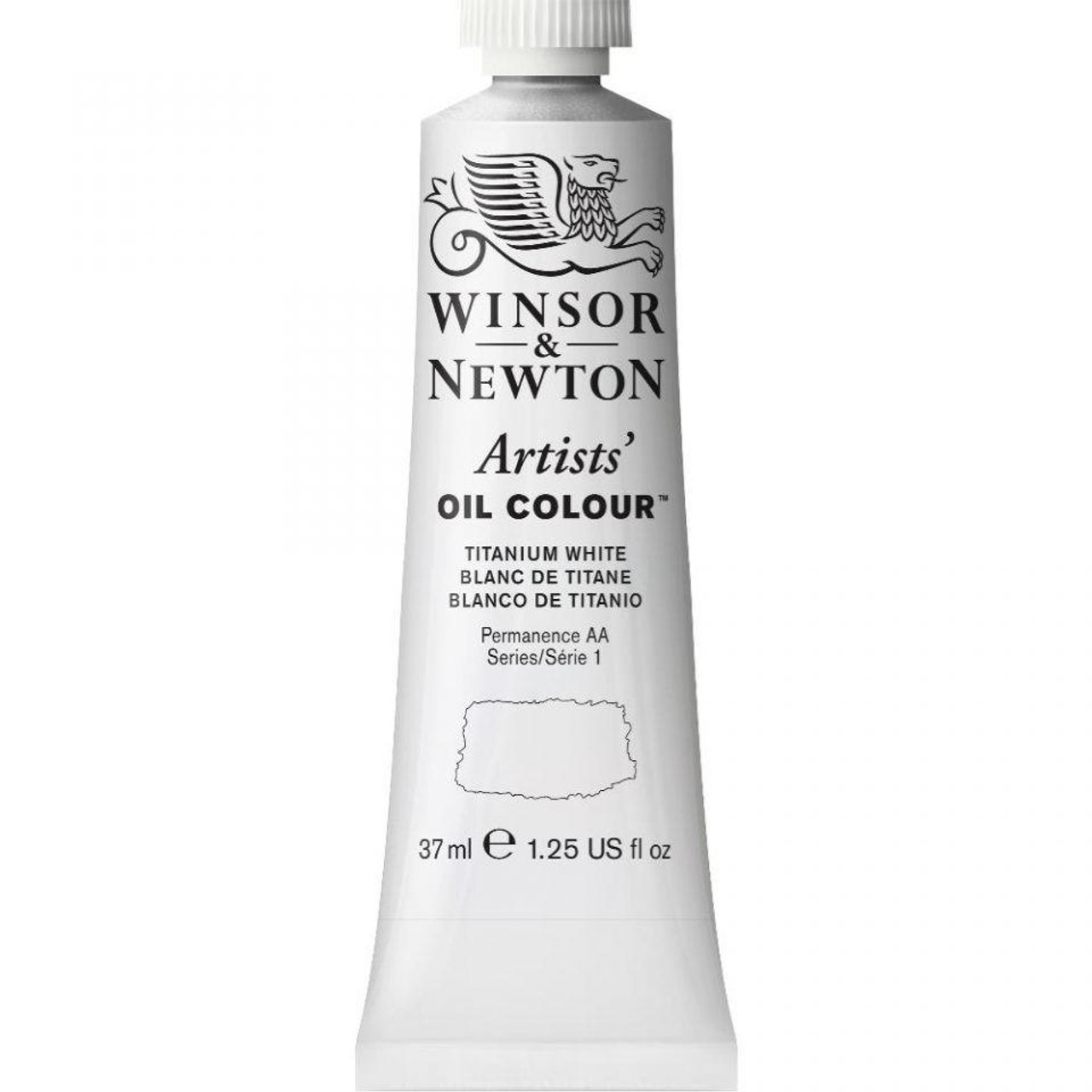 Winsor & Newton Artists' Oil Color, 37ml (1.25 oz) Tube, Zinc White