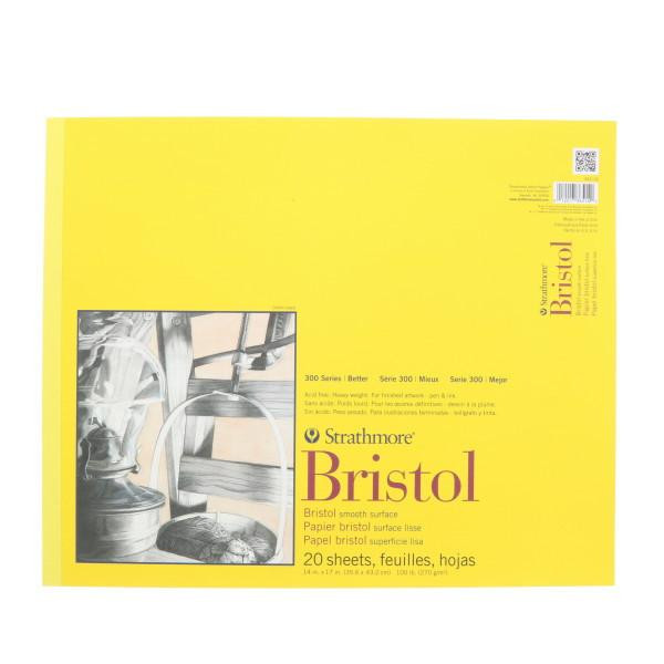 Strathmore Artist Papers, 300 Series Bristol Pad, Smooth