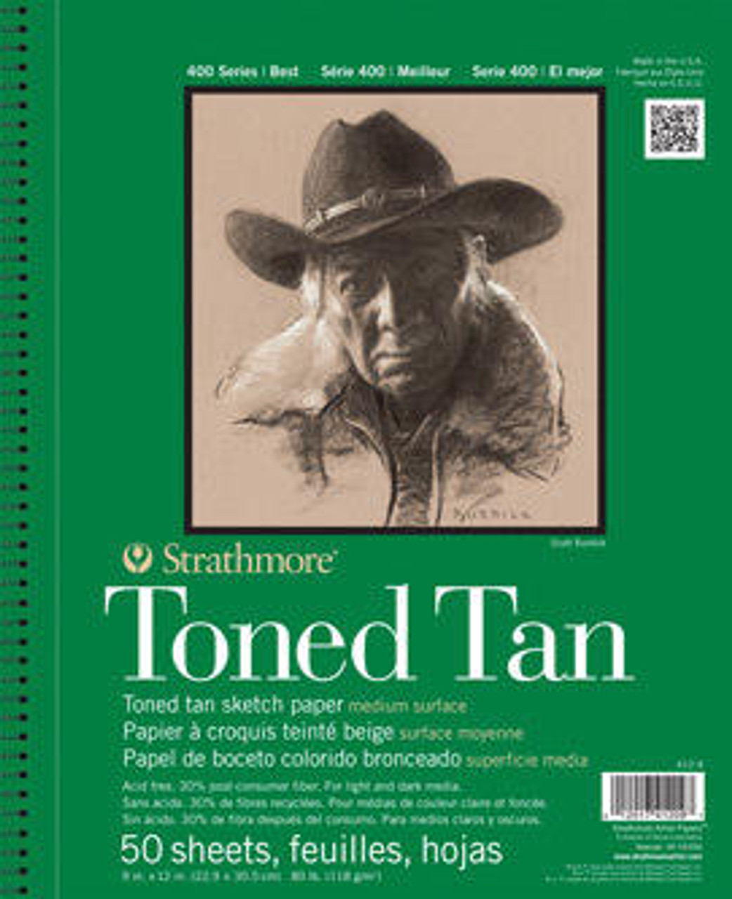 Strathmore Sketch Paper 400 Series - Toned Tan - 19 x 24 - Sam Flax  Atlanta