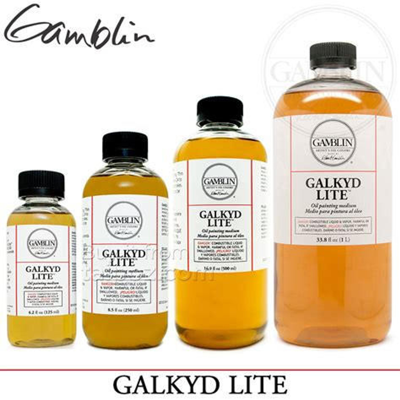 GAMBLIN - GALKYD - OIL PAINTING MEDIUM - FOR OIL PAINT - 8.5 OZ - NEW