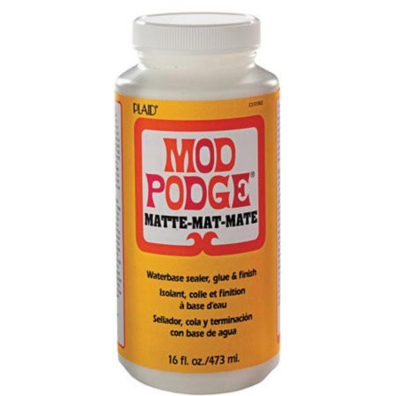 Plaid Mod Podge Craft Glue, Matte, Sealer & Finisher, Water-Based, 16oz -  Sam Flax Atlanta