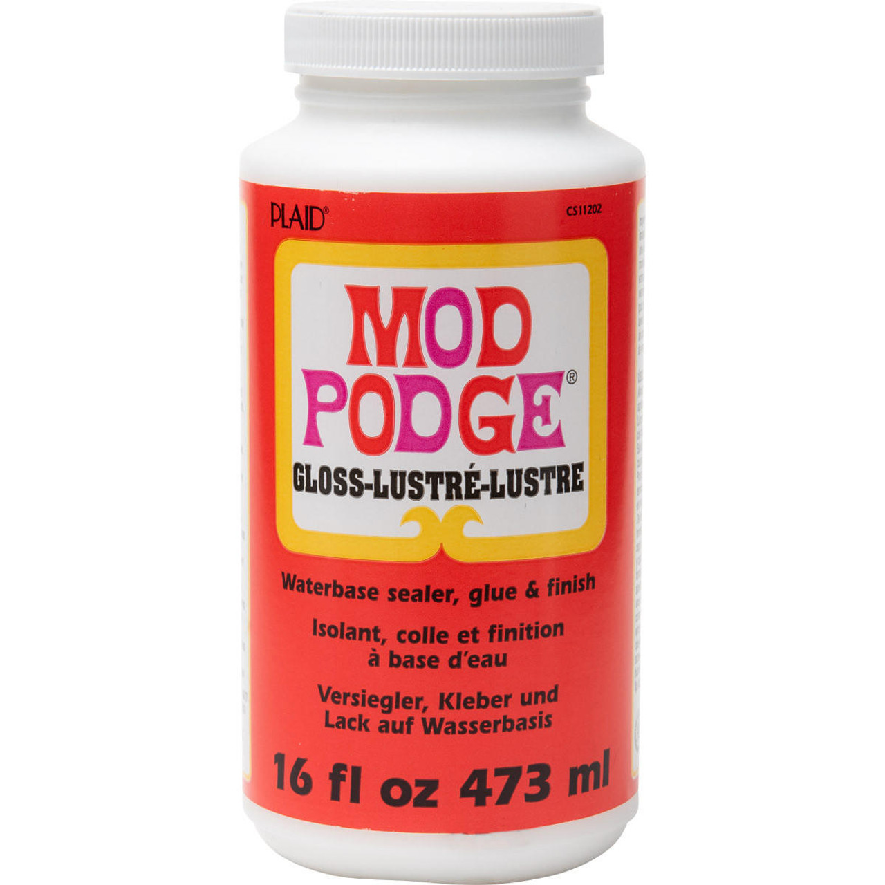 Plaid Mod Podge Craft Glue, Gloss, Sealer & Finisher, Water-Based, 16 oz. -  Sam Flax Atlanta