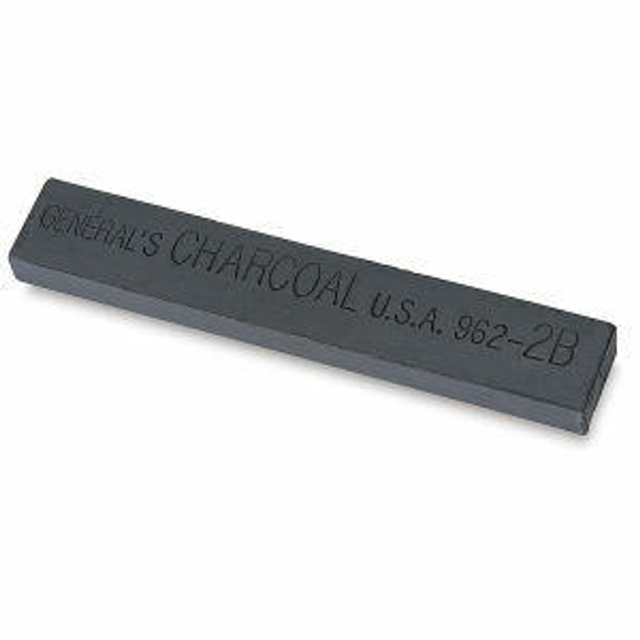 GENERAL PENCIL CO., INC. 6B EXTRA SOFT COMPRESSED CHARCOAL STICK