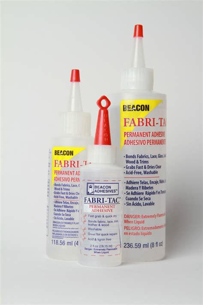 Fabri-Tac Permanent Adhesive, 4 oz. Bottle - Sam Flax Atlanta