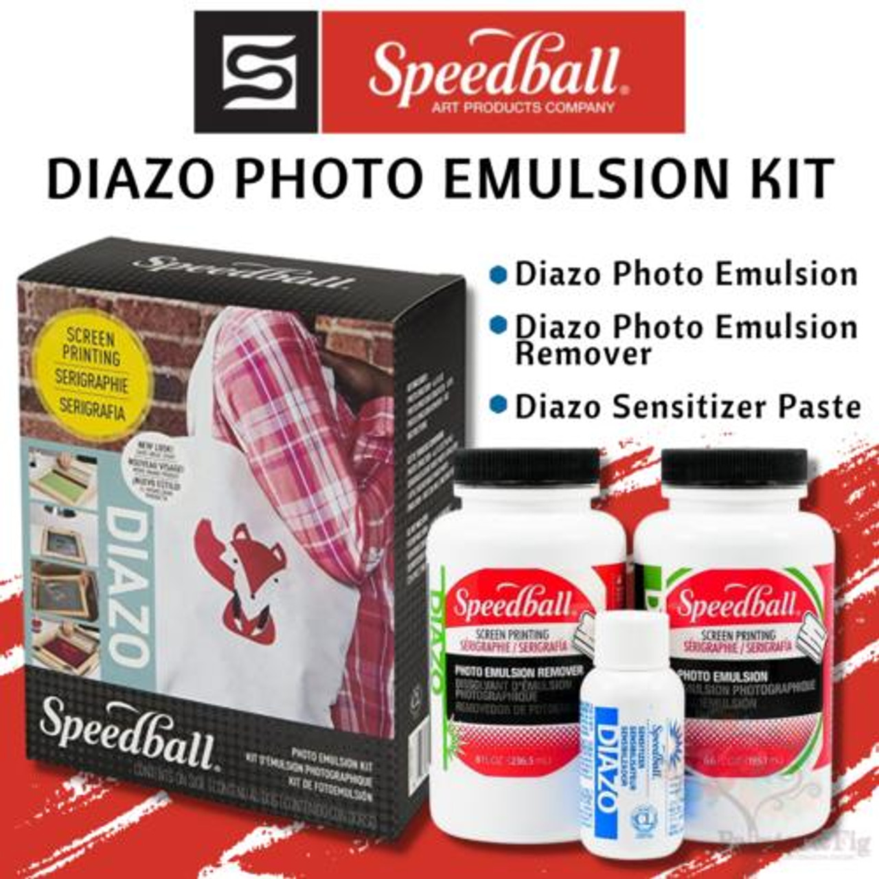 Speedball Art Products Diazo Photo Emulsion Kit for Screen Printing