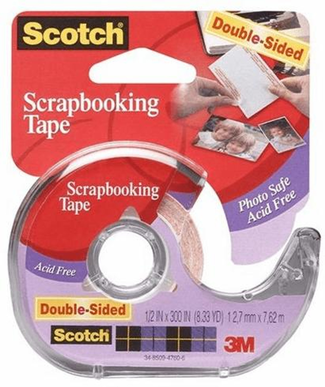 3M - #002 Scotch Photo & Document Double-Sided Mounting Tape - Sam