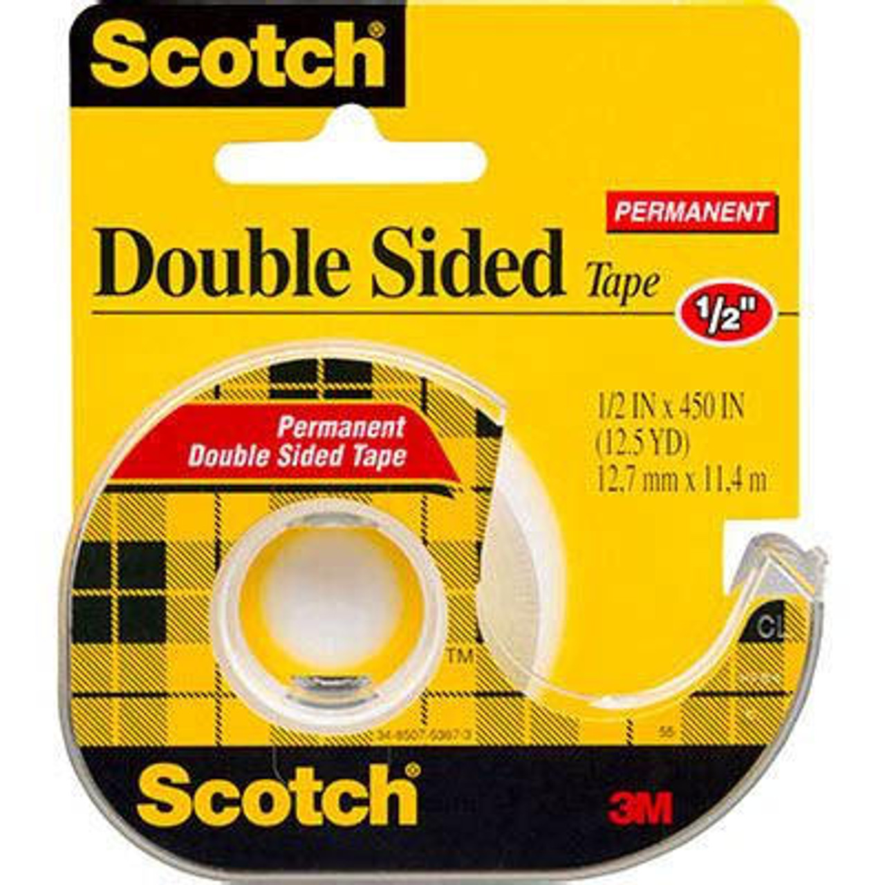 Double Stick Tape Paper Backing Natural Rubber/Resin Adhesive 33