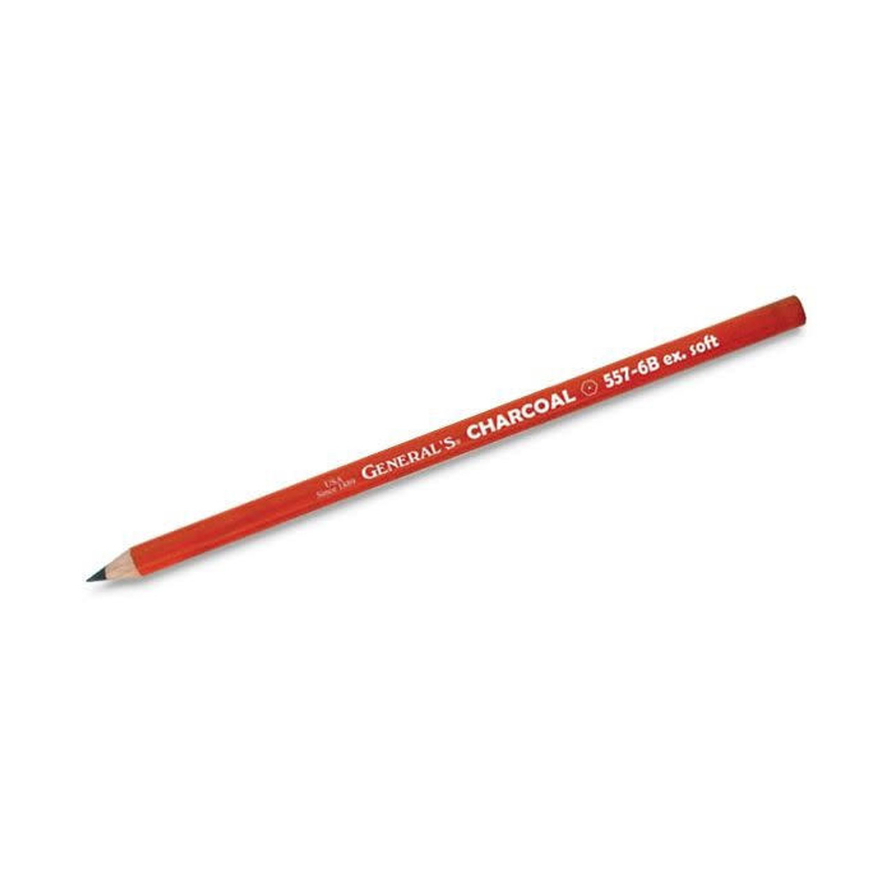 General Pencil Company : Charcoal Pencil : 6B Extra Soft - General
