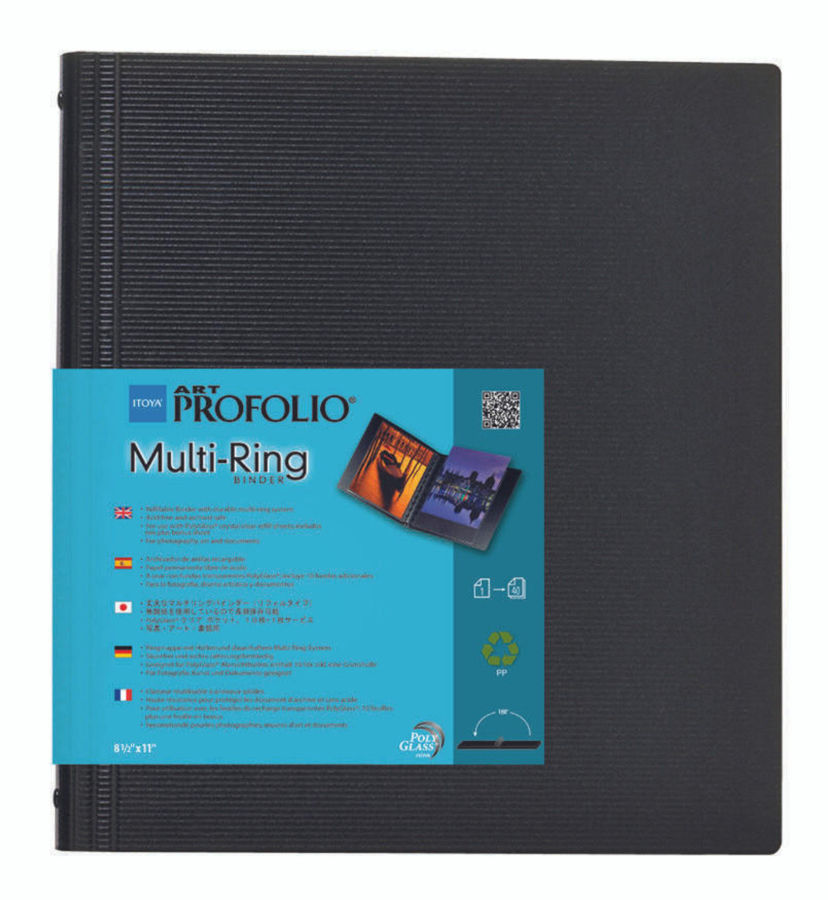 Itoya - Art Profolio Multi-Ring Binder - 8-1/2 x 11 - Sam Flax Atlanta