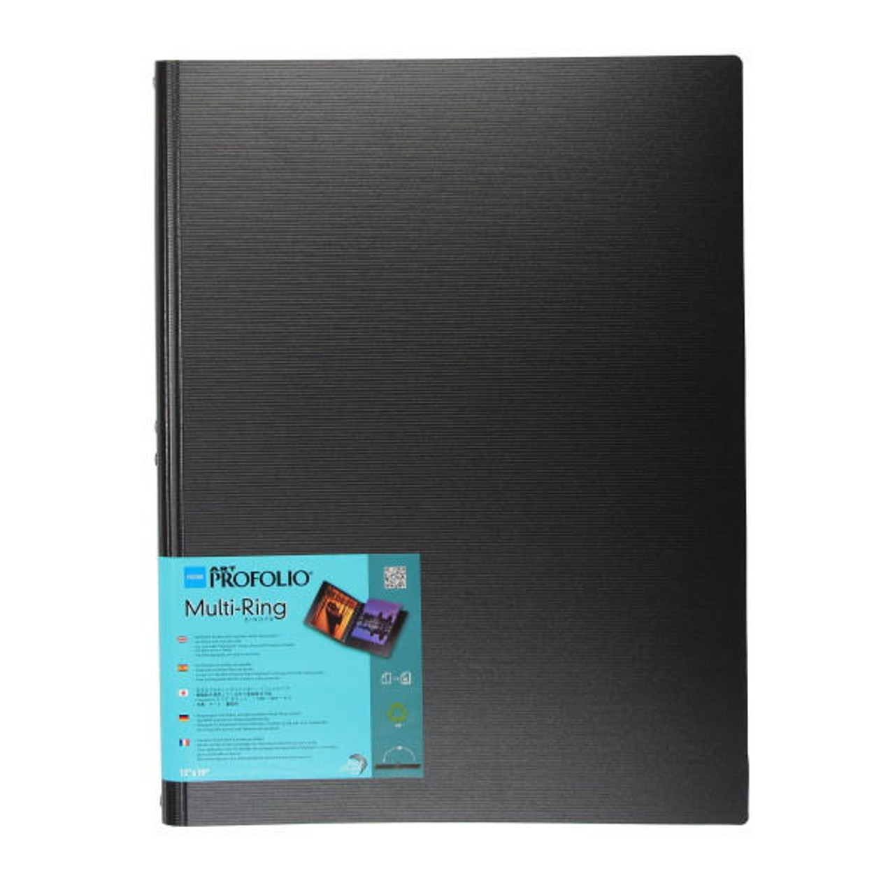 Itoya Art Profolio Multi-Ring Binder - 11 x 17, Black, Portrait