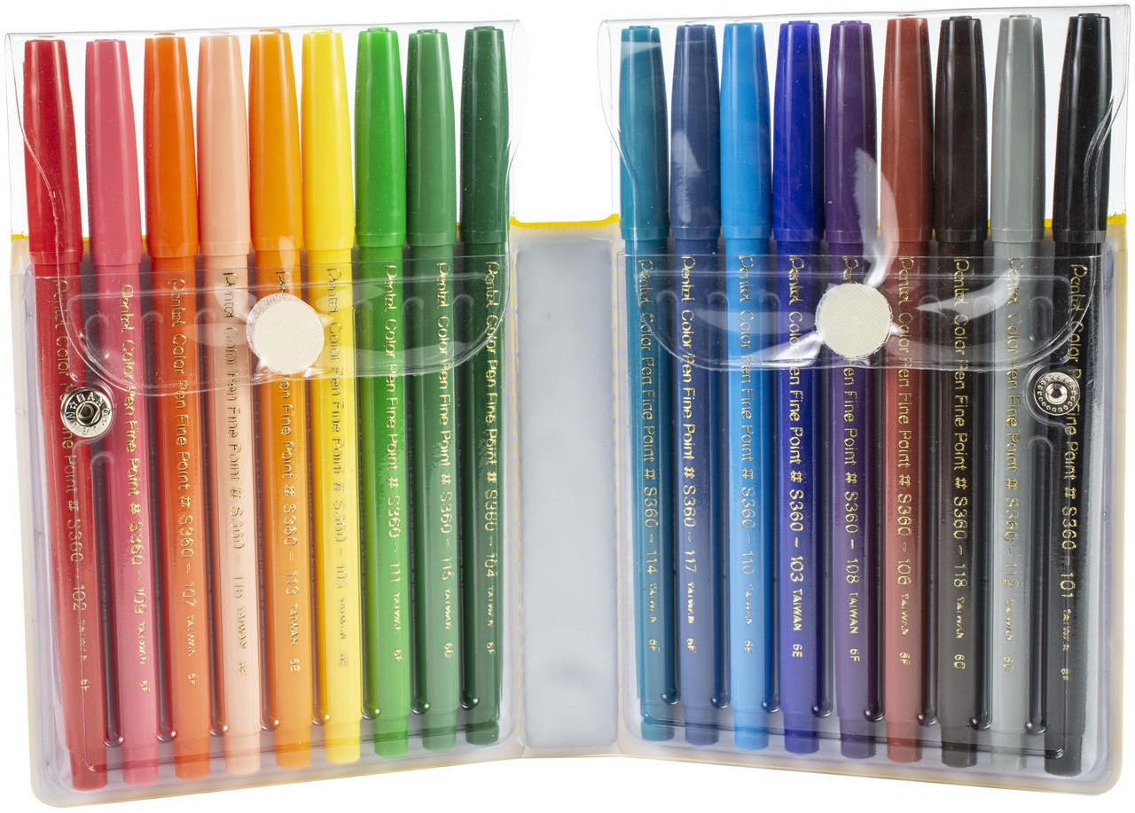 Pentel - Color Pen - Set - 18-Color Set - Sam Flax Atlanta
