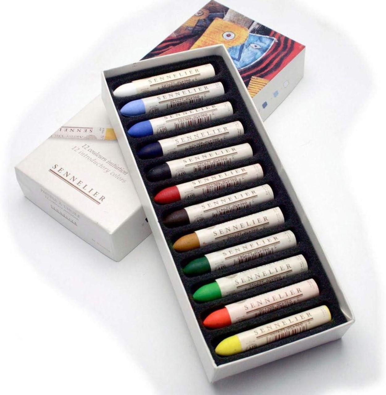 Sennelier Artist Oil Pastel 12 Set Iridescent Colors