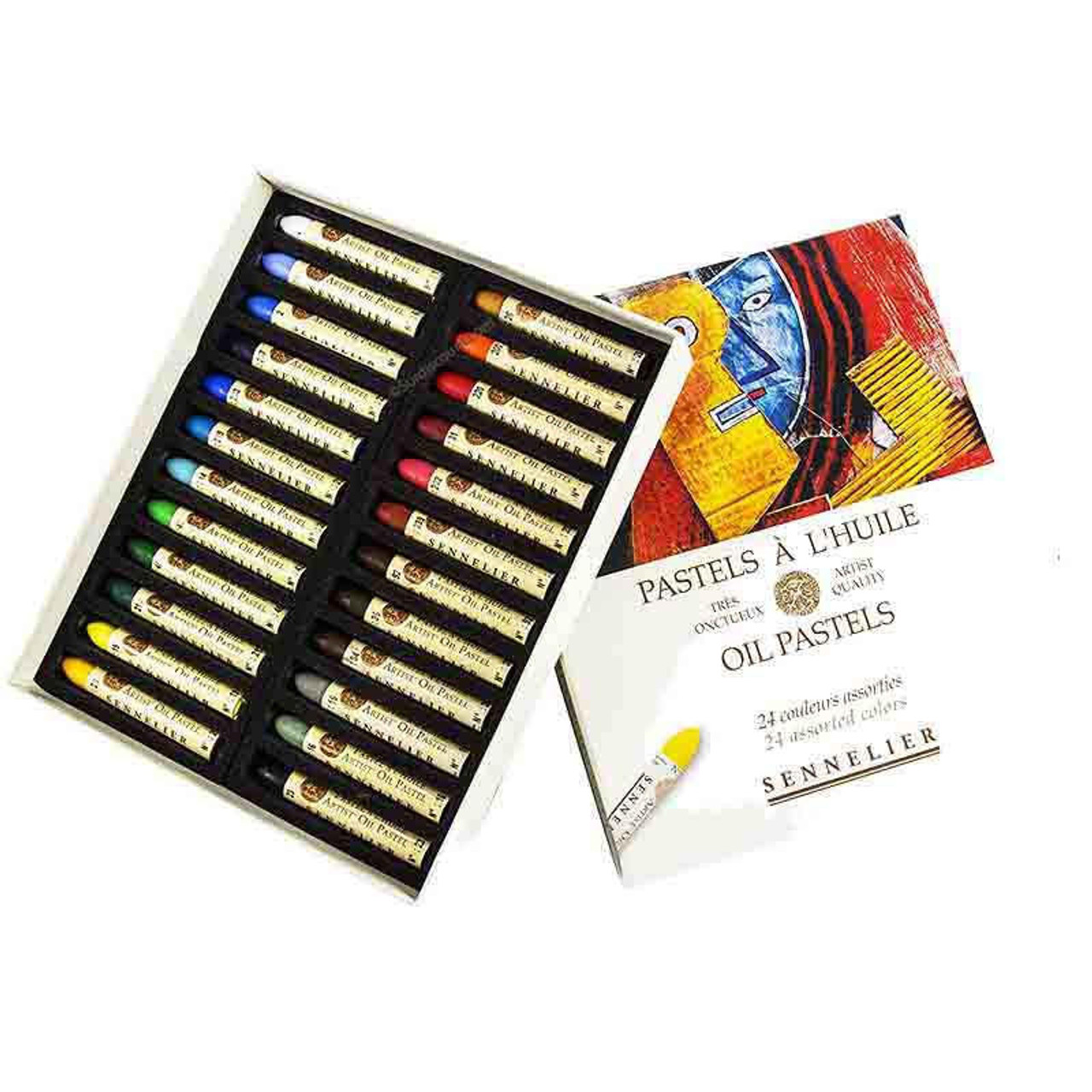Sennelier Oil Pastel Set - 24-Color Set