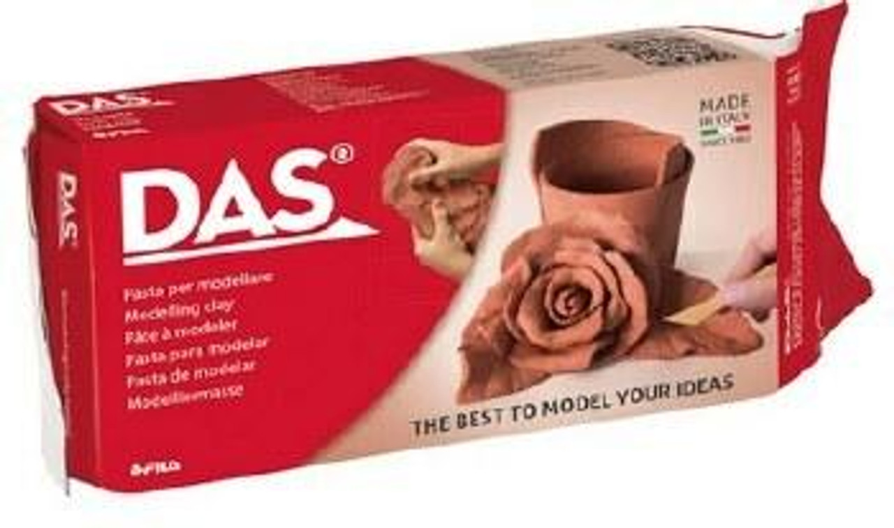 Das Air-Drying Modelling Clay in Terracotta 500g 387100