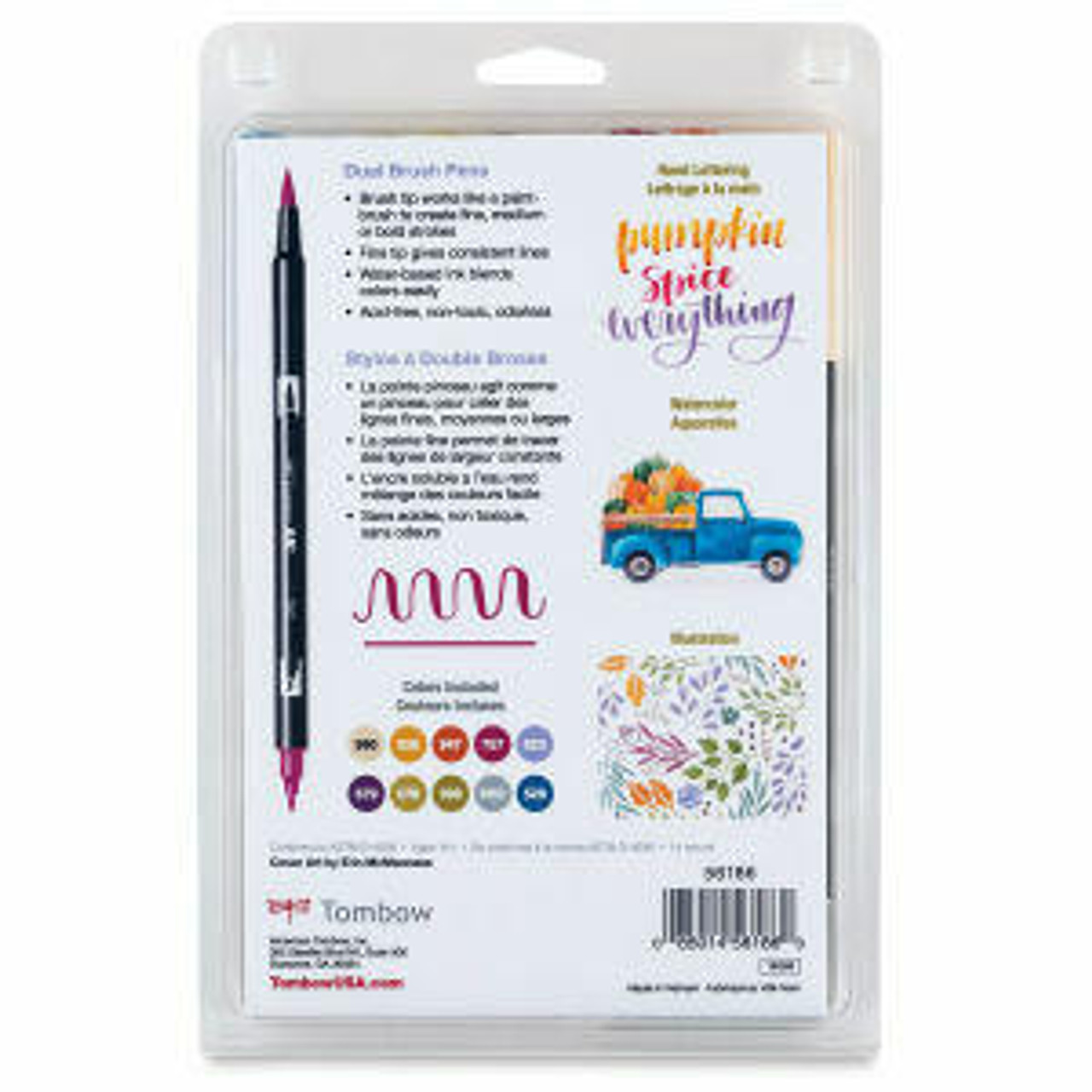 Tombow Dual Brush Pen Art Markers, Landscape with Tombow Dual Brush Pen Art  Markers, Bright and Tombow Dual Brush Pen Art Markers, Primary