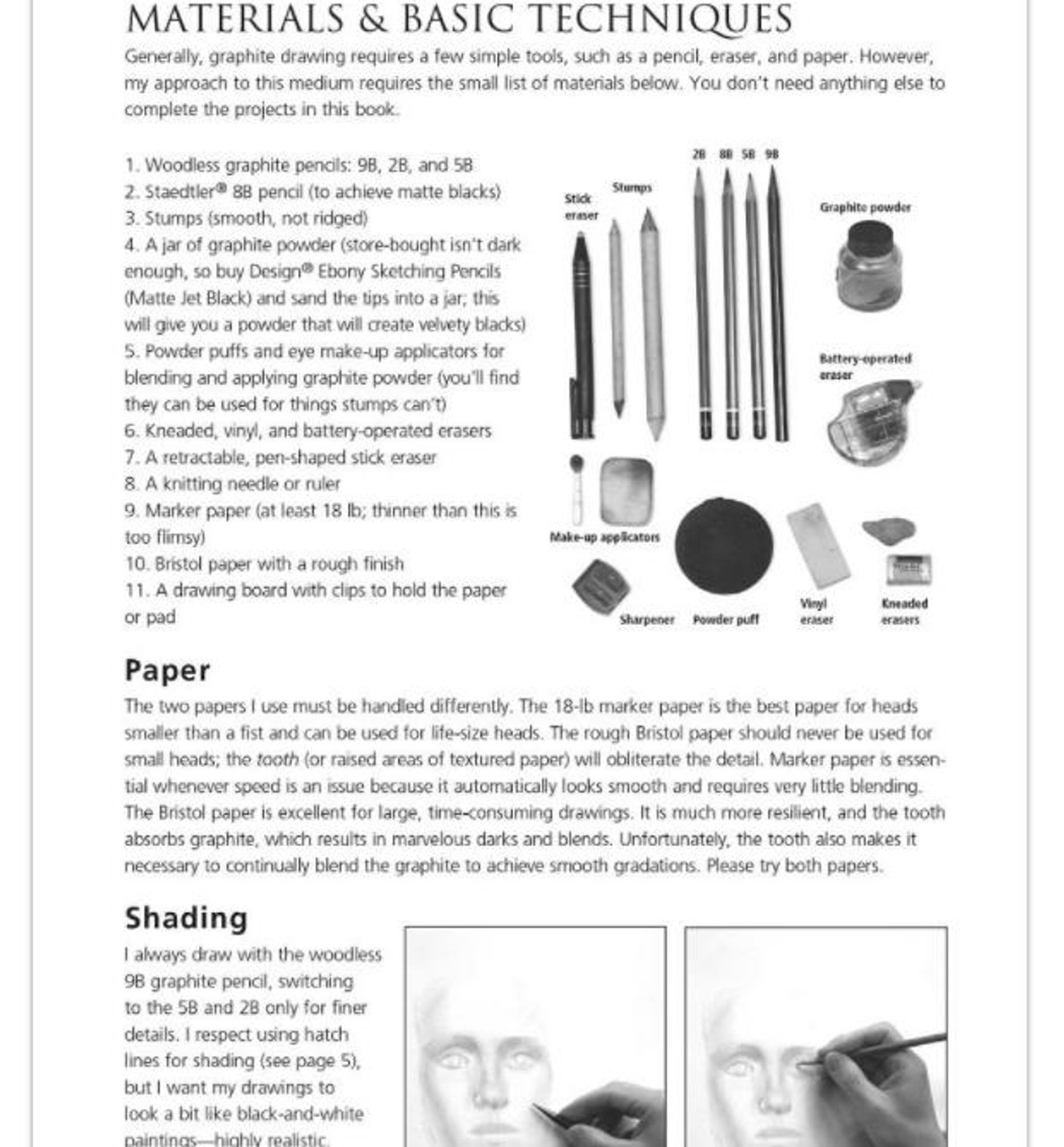 Drawing Supplies & Materials: A List For Beginners Learning How To