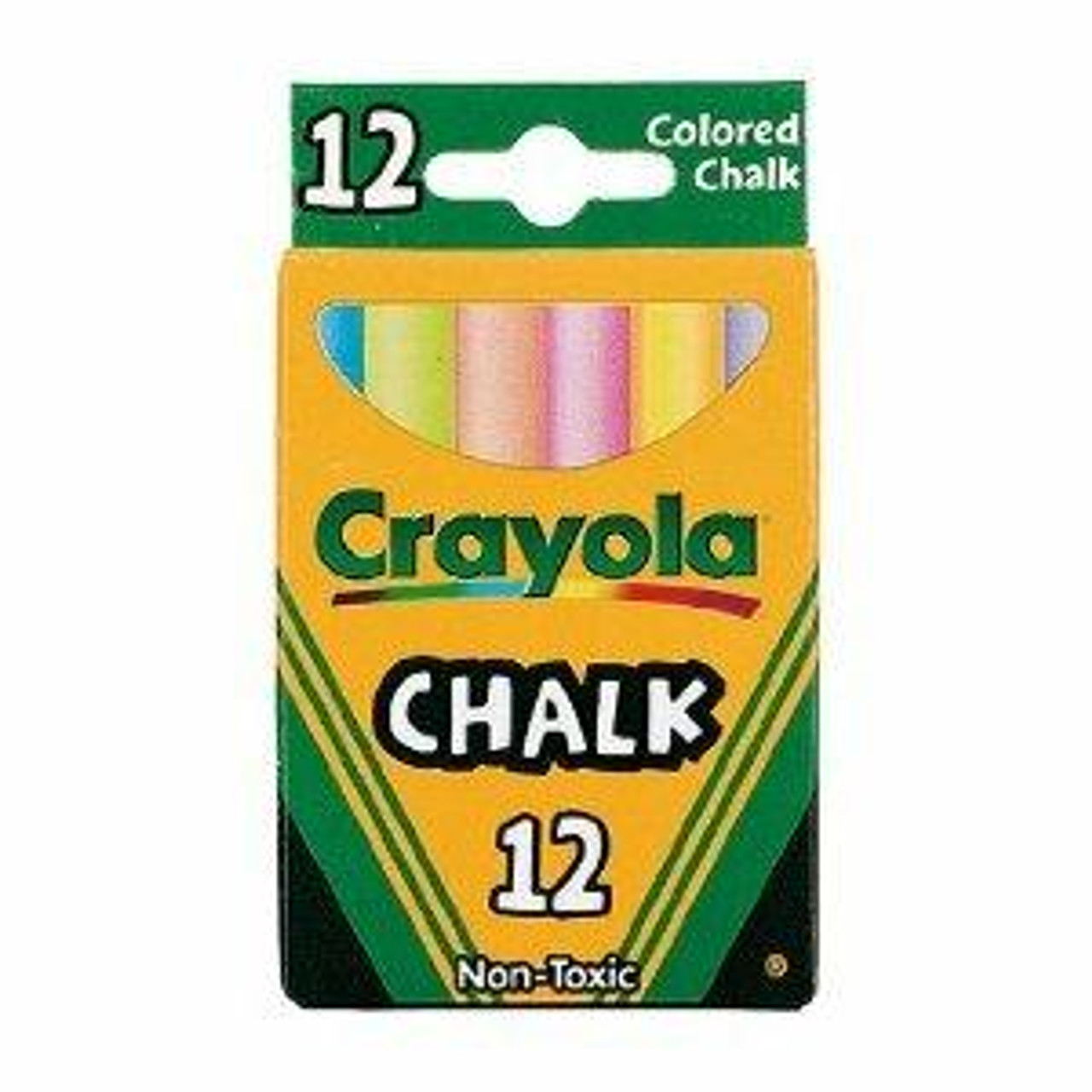 Crayola - Chalk - Colored (12/Box)