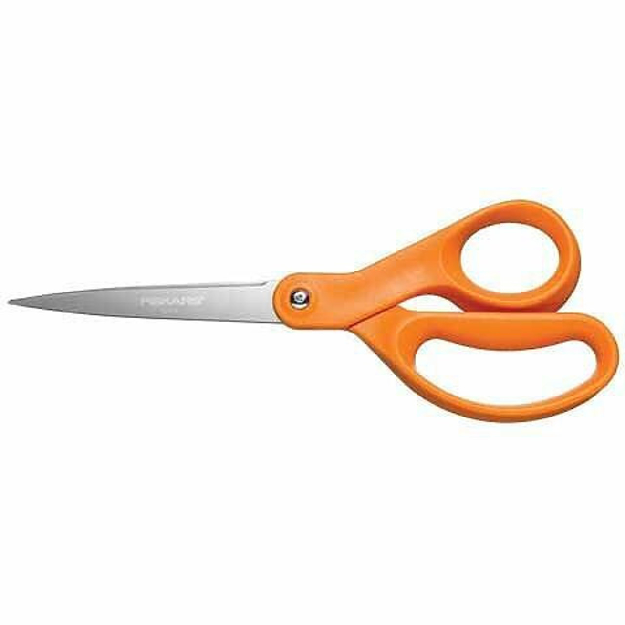 Fiskars Original Orange Handled Scissors 2-Piece Set - 5 Micro Tip  Scissors and 8 Stainless Steel Scissors - Paper and Fabric Scissors for  Office