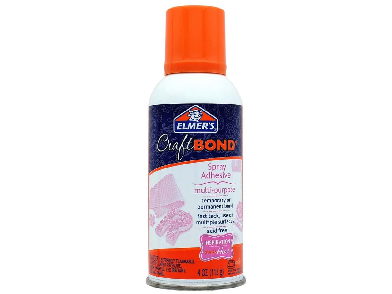 Elmer's Craft Bond Spray Adhesive, Multi-Purpose, Acid Free - 4 oz