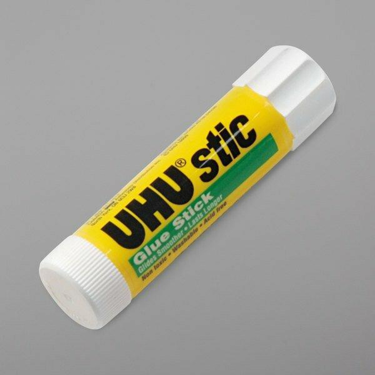 UHU Stic Glue Stick Solid Washable Non-Toxic 21g Ref 45611 [Pack of 12]