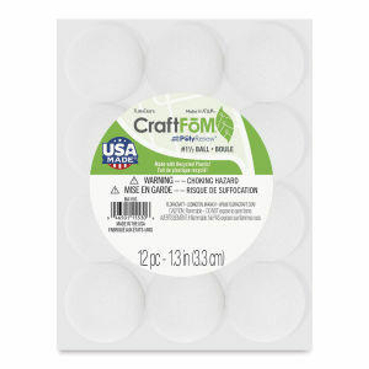 FloraCraft Packaged Styrofoam Balls, 4-Inch Snowballs, White, 2 Per Package  : : Home