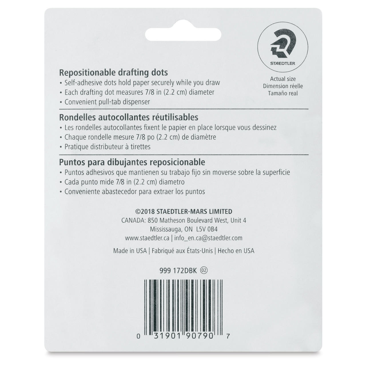 Staedtler Mars Drafting Dots, Repositionable, 500/Box - Sam Flax