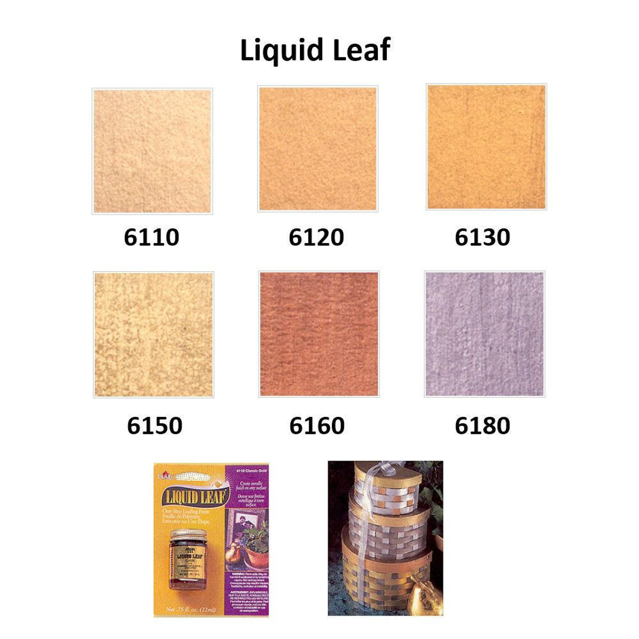 Plaid Liquid Leaf Gilding