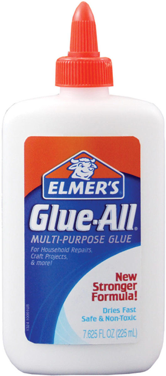 Elmer's Glue-All, Multi-Purpose Glue, Safe & Non-Toxic, Dries Fast, 8oz.  Bottle