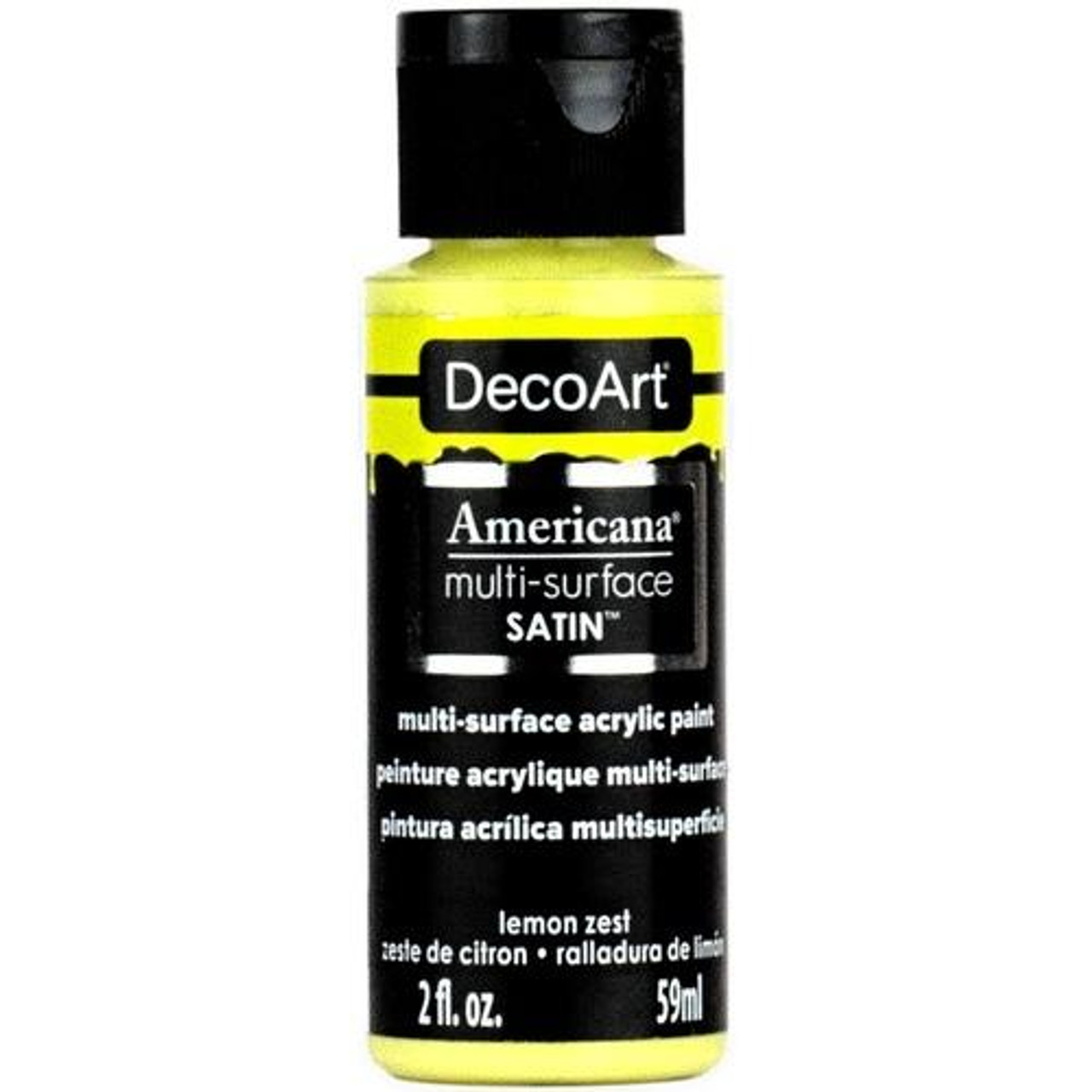 Americana Acrylic 2oz Paint - Lemon Yellow