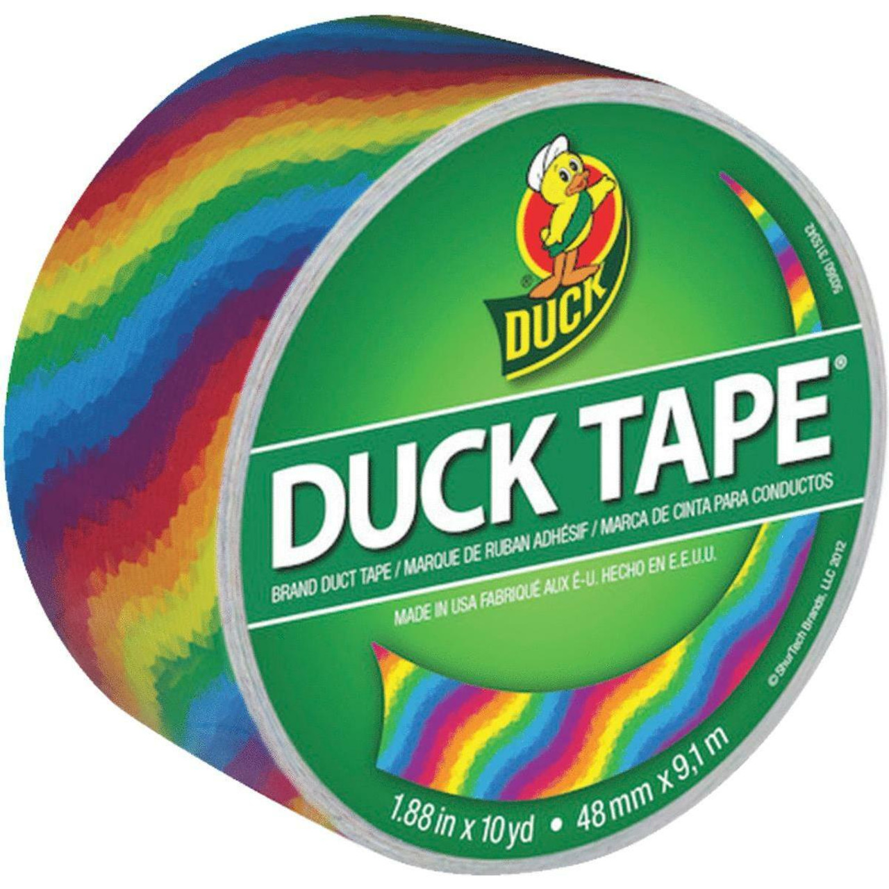 その他 Polyfoto Duck Shaped Pain & Gum [CD] Duck Tape, Rainbow Pattern, 1.88