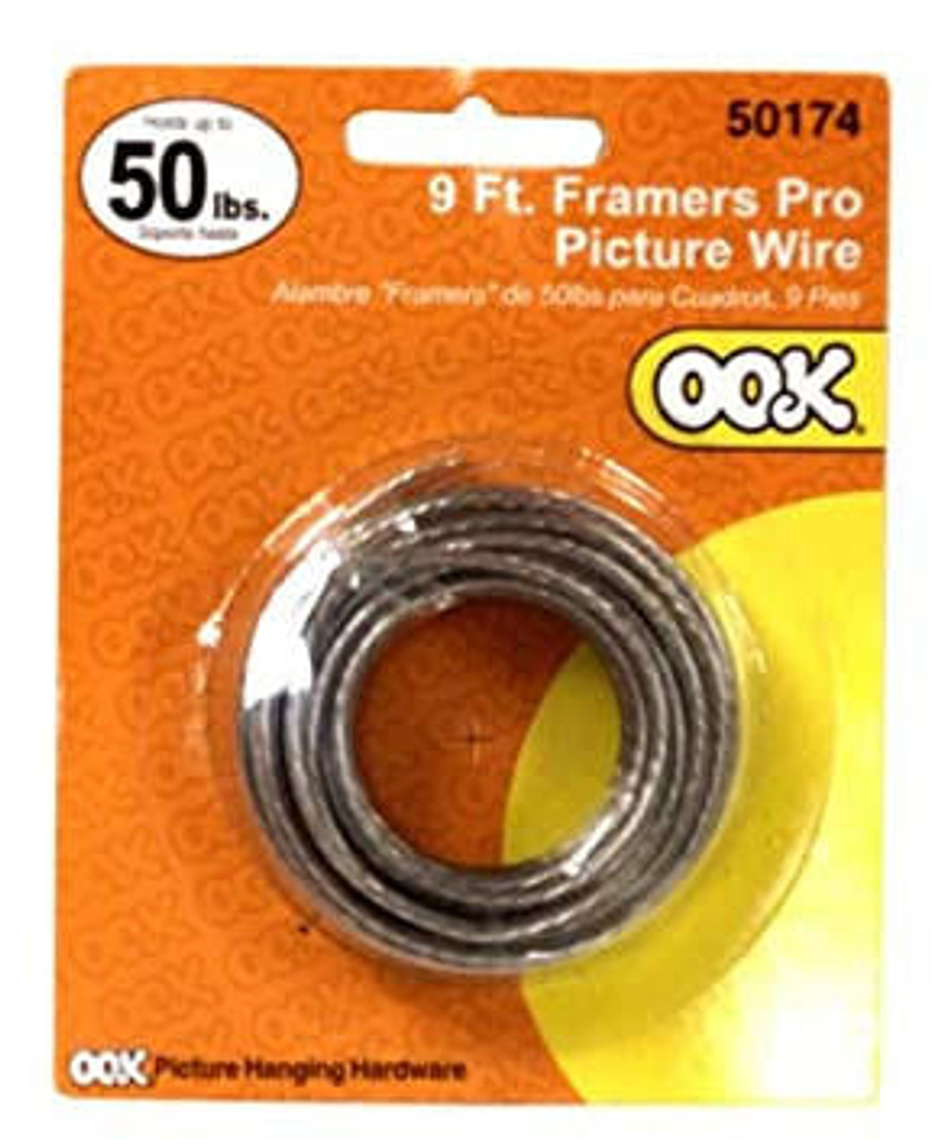 Ook® 18 Gauge Steel Galvanized Picture Hanging Wire, 50ft.